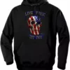 Bewild Biker Style Biker Hoodies - "Live Free Or Die American Biker" Biker Hoodie
