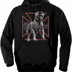 Bewild Biker Hoodies - "Nasty Chopper Dog" Biker Hoodie