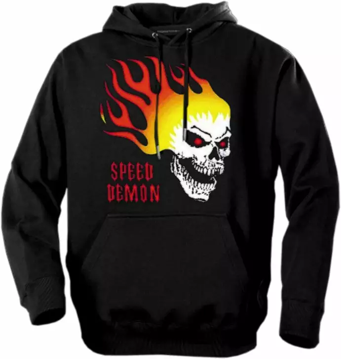 Bewild Biker Style Biker Hoodies - "Speed Demon" 3 Bewild Biker Style Biker Hoodies - "Speed Demon"