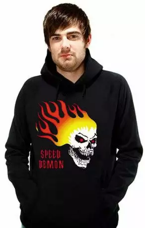 Bewild Biker Style Biker Hoodies - "Speed Demon" 6 Bewild Biker Style Biker Hoodies - "Speed Demon"