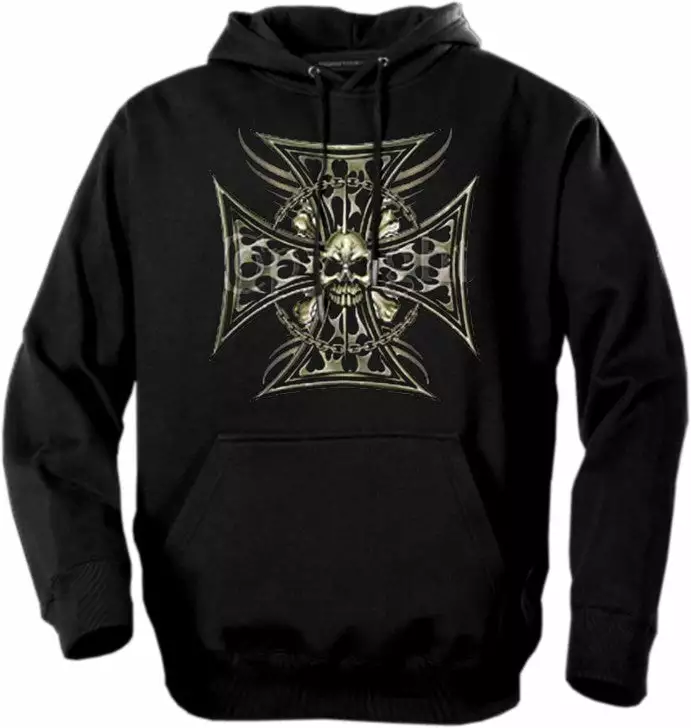 Bewild Biker Hoodies - "Tribal Chopper Chain" 3 Bewild Biker Hoodies - "Tribal Chopper Chain"