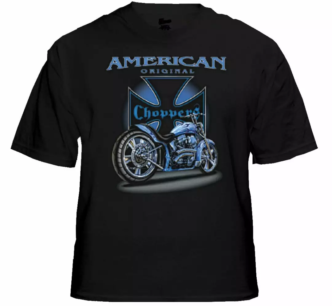 Bewild Biker Style Biker Shirts - "American Classic Choppers" Biker Shirt 4 Bewild Biker Style Biker Shirts - "American Classic Choppers" Biker Shirt