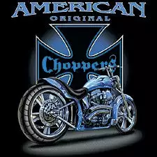 Bewild Biker Style Biker Shirts - "American Classic Choppers" Biker Shirt 7 Bewild Biker Style Biker Shirts - "American Classic Choppers" Biker Shirt