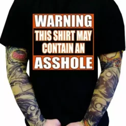 Bewild Biker Style Biker Shirts - "Asshole Warning" Biker Shirt 10 Bewild Biker Style Biker Shirts -
