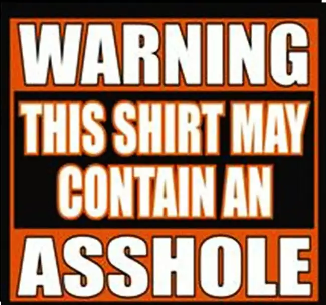 Bewild Biker Style Biker Shirts - "Asshole Warning" Biker Shirt 7 Bewild Biker Style Biker Shirts - "Asshole Warning" Biker Shirt