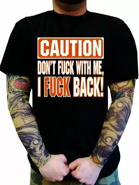 Bewild Biker Style Biker Shirts - "Don't Fu*k With Me" Biker Shirt 6 Bewild Biker Style Biker Shirts - "Don't Fu*k With Me" Biker Shirt