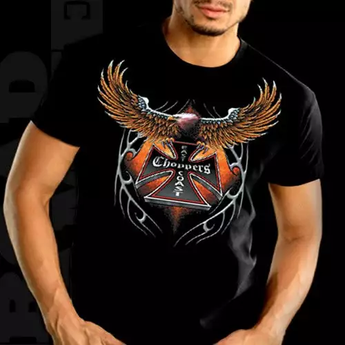 Bewild Biker Shirts - "Eagle Chopper" Biker Shirt 5 Bewild Biker Shirts - "Eagle Chopper" Biker Shirt
