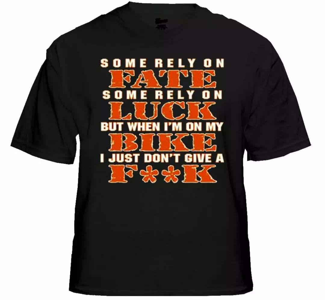 Bewild Biker Style Biker Shirts - "Fate & Luck" Biker Shirt 4 Bewild Biker Style Biker Shirts - "Fate & Luck" Biker Shirt
