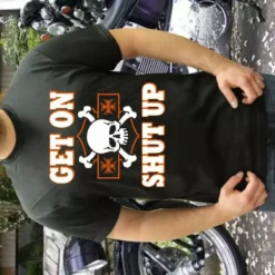 Bewild Biker Style Biker Shirts - "Get On, Shut Up" Biker Shirt 14 Bewild Biker Style Biker Shirts -