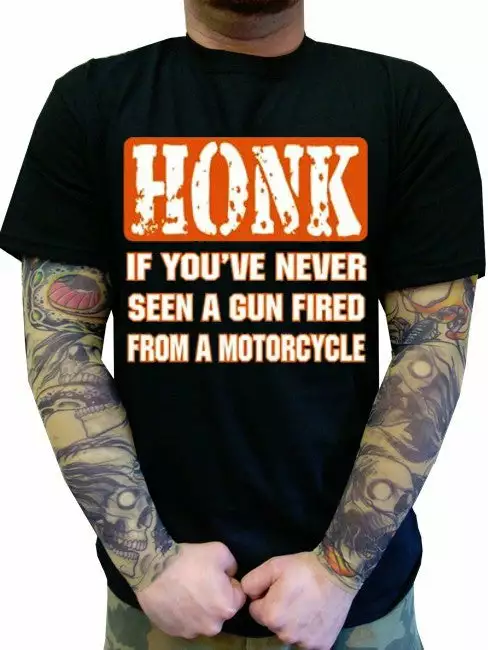 Bewild Biker Shirts - "Gun Fired From A Motorcycle" Biker Shirt Biker Style 6 Bewild Biker Shirts - "Gun Fired From A Motorcycle" Biker Shirt Biker Style