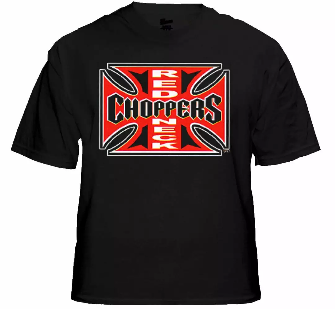 Bewild Biker Shirts - "Red Neck Choppers" Biker Shirt Biker Style 3 Bewild Biker Shirts - "Red Neck Choppers" Biker Shirt Biker Style
