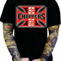 Bewild Biker Shirts - "Red Neck Choppers" Biker Shirt Biker Style 10 Bewild Biker Shirts -