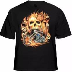 Bewild Biker Shirts - "Rider From Hell" Biker Shirt