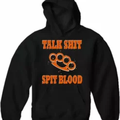 Bewild Biker Style "Talk Shit Spit Blood" Biker Hoodie 8 Bewild Biker Style