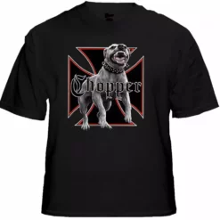 Bewild Biker T-Shirts - "Nasty Chopper Dog" Biker Shirt