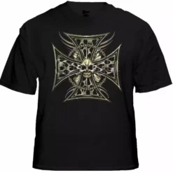 Bewild Biker T-Shirts - "Tribal Chopper Chain" Biker Shirt Biker Style