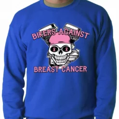Bewild Bikers Against Breast Cancer Crewneck Biker Style