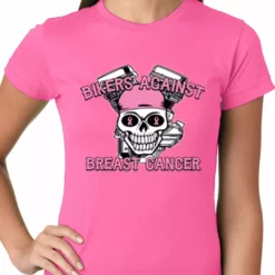 Bewild Bikers Against Breast Cancer Ladies T-shirt 17 Bewild Bikers Against Breast Cancer Ladies T-shirt