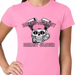 Bewild Bikers Against Breast Cancer Ladies T-shirt 20 Bewild Bikers Against Breast Cancer Ladies T-shirt