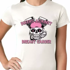 Bewild Bikers Against Breast Cancer Ladies T-shirt 23 Bewild Bikers Against Breast Cancer Ladies T-shirt