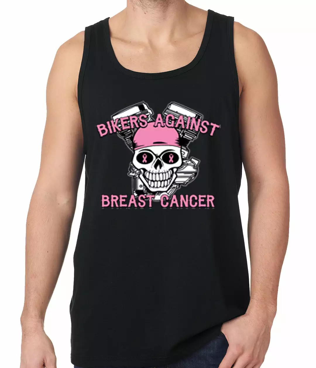 Bewild Bikers Against Breast Cancer Tanktop Biker Style 5 Bewild Bikers Against Breast Cancer Tanktop Biker Style