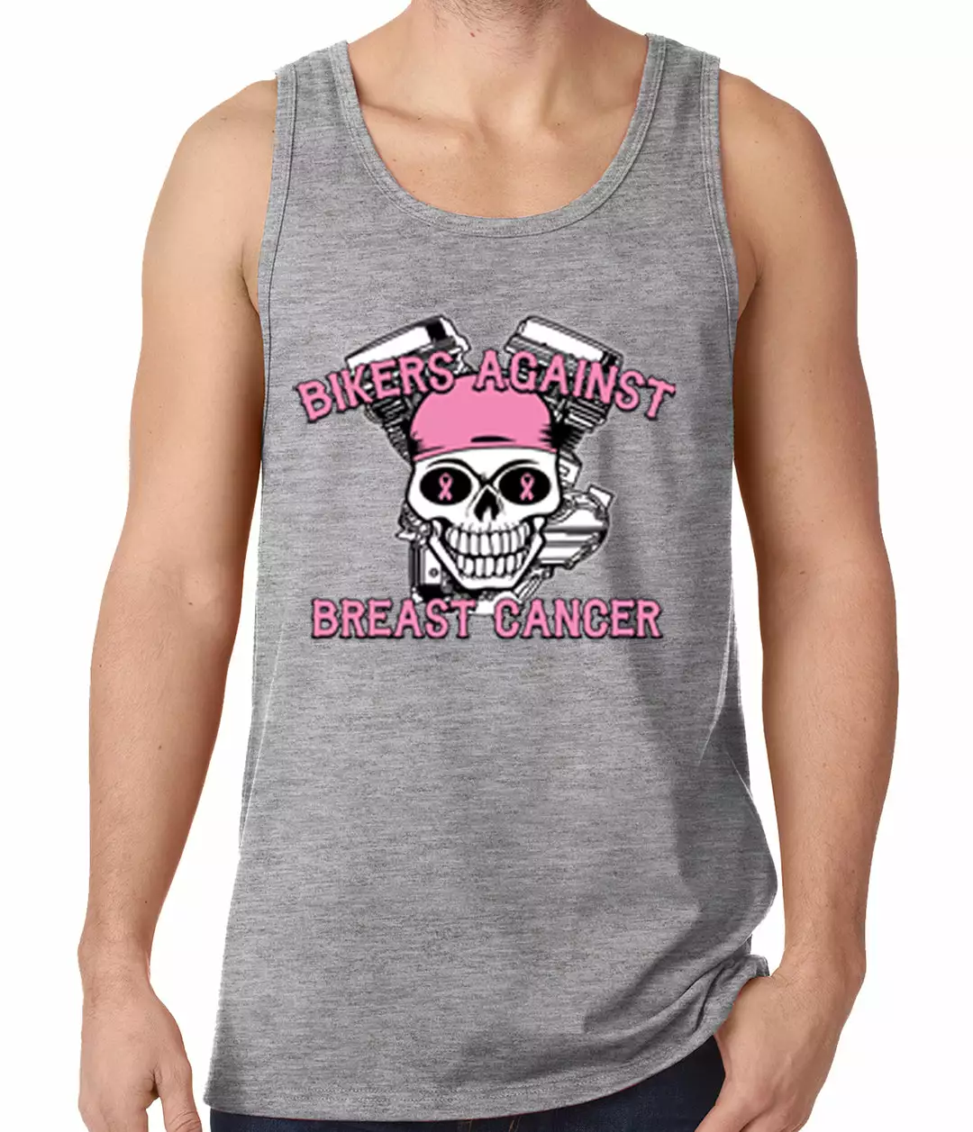 Bewild Bikers Against Breast Cancer Tanktop Biker Style 3 Bewild Bikers Against Breast Cancer Tanktop Biker Style