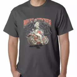 Bewild Bikes And B*tches Biker Mens T-shirt Biker Style