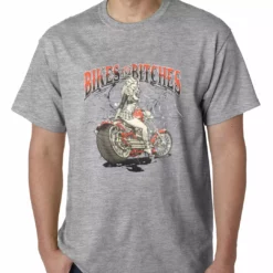Bewild Bikes And B*tches Biker Mens T-shirt Biker Style