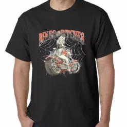 Bewild Bikes And B*tches Biker Mens T-shirt Biker Style
