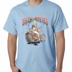 Bewild Bikes And B*tches Biker Mens T-shirt Biker Style