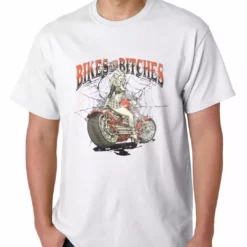 Bewild Bikes And B*tches Biker Mens T-shirt Biker Style