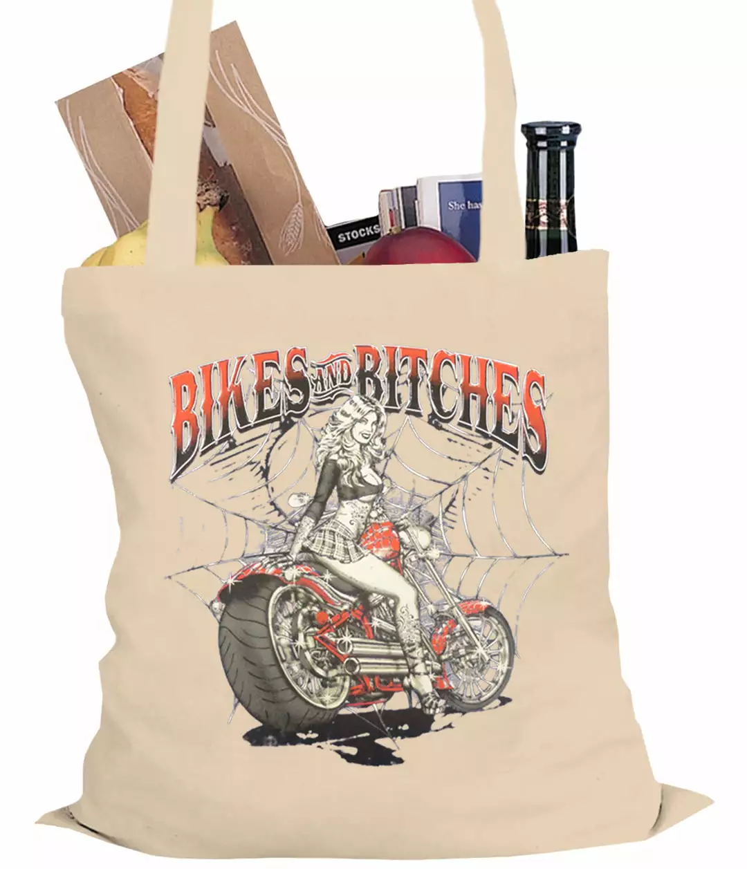 Bewild Biker Style Bikes And B*tches Biker Tote Bag 6 Bewild Biker Style Bikes And B*tches Biker Tote Bag