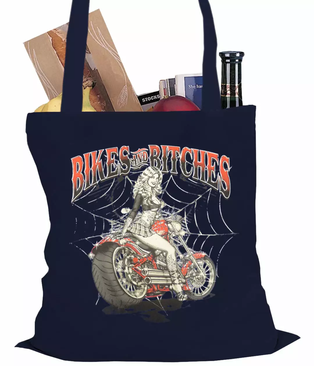 Bewild Biker Style Bikes And B*tches Biker Tote Bag 7 Bewild Biker Style Bikes And B*tches Biker Tote Bag