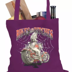 Bewild Biker Style Bikes And B*tches Biker Tote Bag 15 Bewild Biker Style Bikes And B*tches Biker Tote Bag