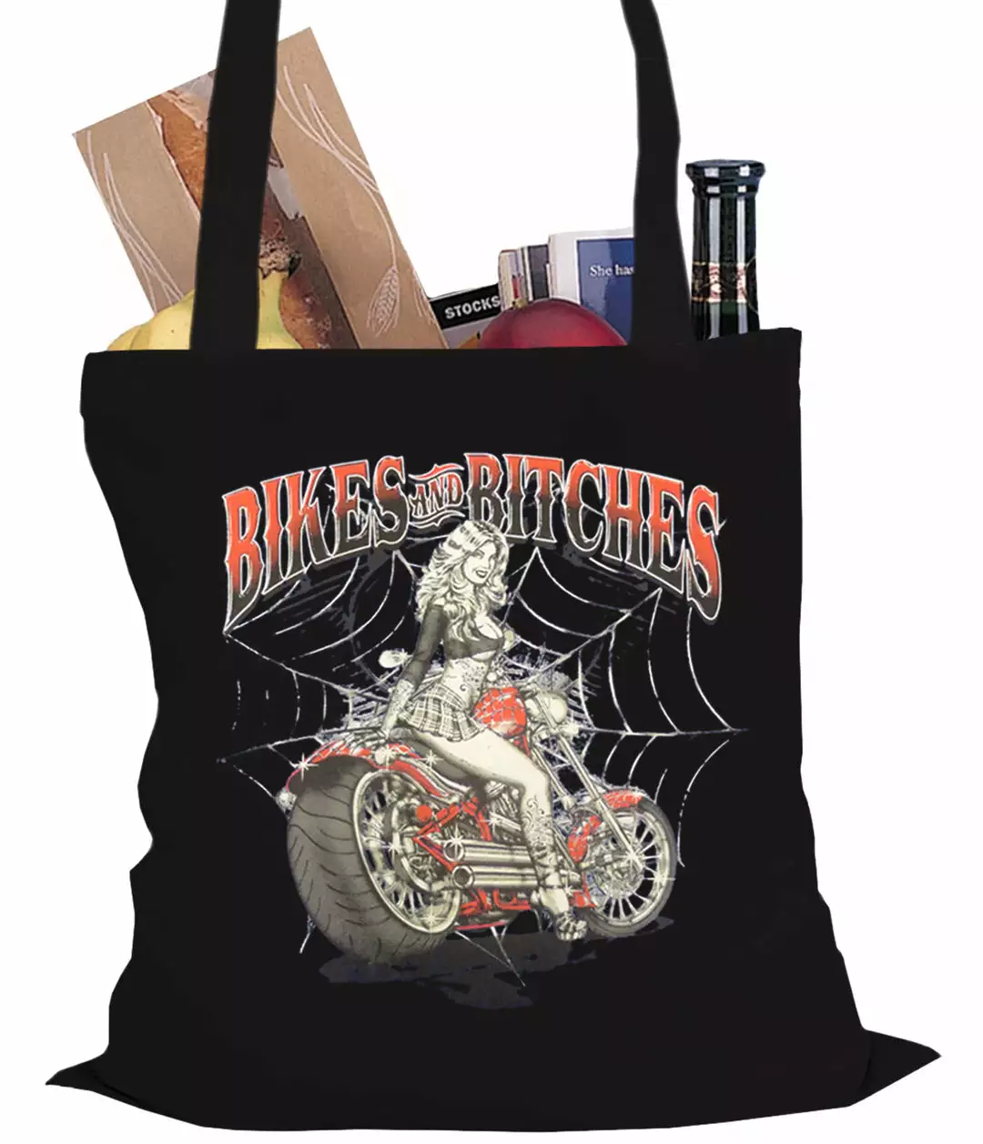 Bewild Biker Style Bikes And B*tches Biker Tote Bag 4 Bewild Biker Style Bikes And B*tches Biker Tote Bag