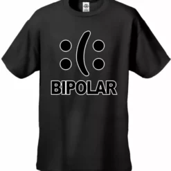 Bewild Bipolar Men's T-Shirt Cool Funny & Offensive