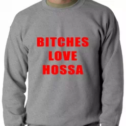 Bewild Bitches Love Hossa Chicago Hockey Adult Crewneck Sport Inspiration