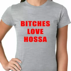 Bewild Bitches Love Hossa Chicago Hockey Ladies T-shirt Sport Inspiration