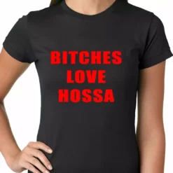 Bewild Bitches Love Hossa Chicago Hockey Ladies T-shirt Sport Inspiration