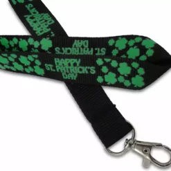 Bewild Black Happy St. Patrick's Day Lanyard 16 Bewild Black Happy St. Patrick's Day Lanyard