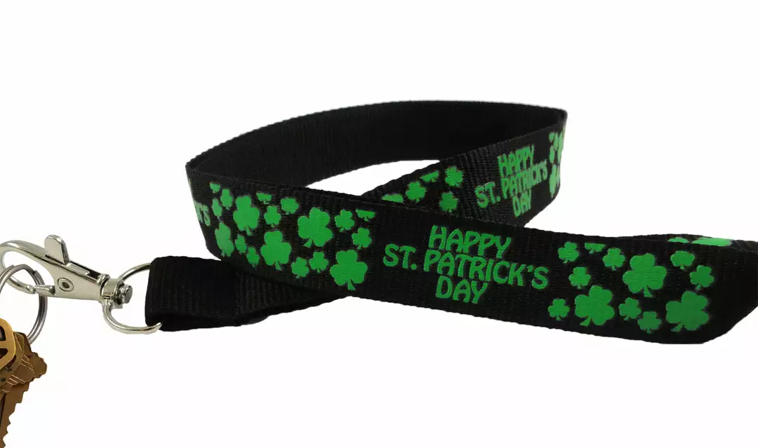Bewild Black Happy St. Patrick's Day Lanyard 9 Bewild Black Happy St. Patrick's Day Lanyard