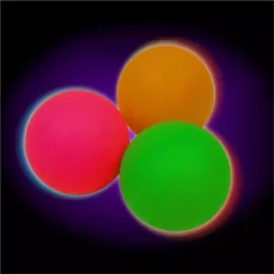 Bewild Black Light Reactive Neon Beer Pong Balls (6 Pack)