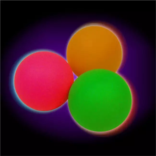 Bewild Black Light Reactive Neon Beer Pong Balls (6 Pack) 4 Bewild Black Light Reactive Neon Beer Pong Balls (6 Pack)