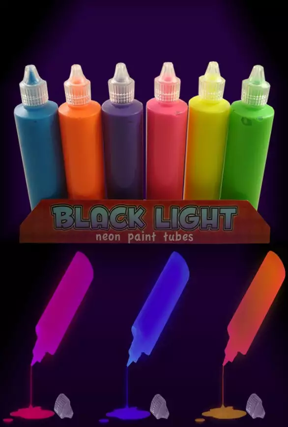 Bewild Black Light UV Reactive Neon Paint (Set Of 6 Paints) Glow & Black Light Paint 3 Bewild Black Light UV Reactive Neon Paint (Set Of 6 Paints) Glow & Black Light Paint