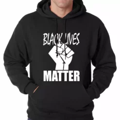 Bewild Black Lives Matter Fist Adult Hoodie