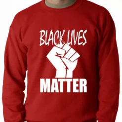 Bewild Black Lives Matter Fist Crewneck Sweatshirt