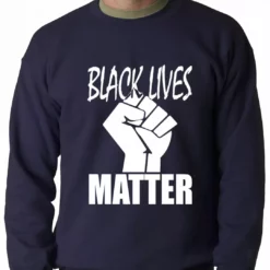 Bewild Black Lives Matter Fist Crewneck Sweatshirt