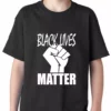 Bewild Black Lives Matter Fist Kids T-shirt Nationality & Ethnic
