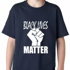 Bewild Black Lives Matter Fist Kids T-shirt Nationality & Ethnic
