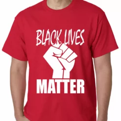Bewild Black Lives Matter Fist Mens T-shirt